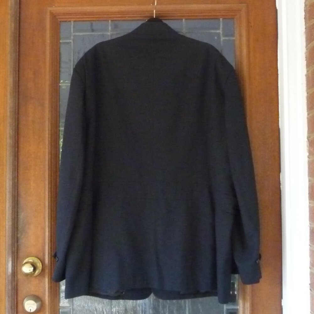 BLACK UTILITY CARGO COAT LONG JACKET 52R - Picture 3 of 13